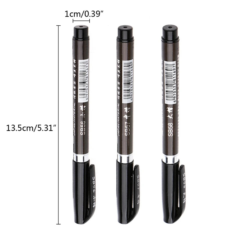 1PC Chinese Japanese Calligraphy Brush Ink Pen Writing Drawing Tool Craft