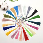 100pcs/lot 13cm Tassel Silk Fringe Silky Floss Bookmark Tassels Mini Tassels For DIY Craft Jewelry Making Souvenir Bookmarks