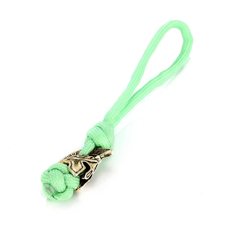Supretu Men Vikings Lanyard Keychain Spartan Warrior Accessories Woven Rope Knife Car Keyring Handmade Bag Pendant Jewelery Gift