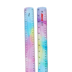 Colourful Student Flexible Ruler, Inch And Metric, 30 Cm/12 Inch, 20 Cm/8 Inch, 15 Cm/6 Inch, Random Colors Student Stationary