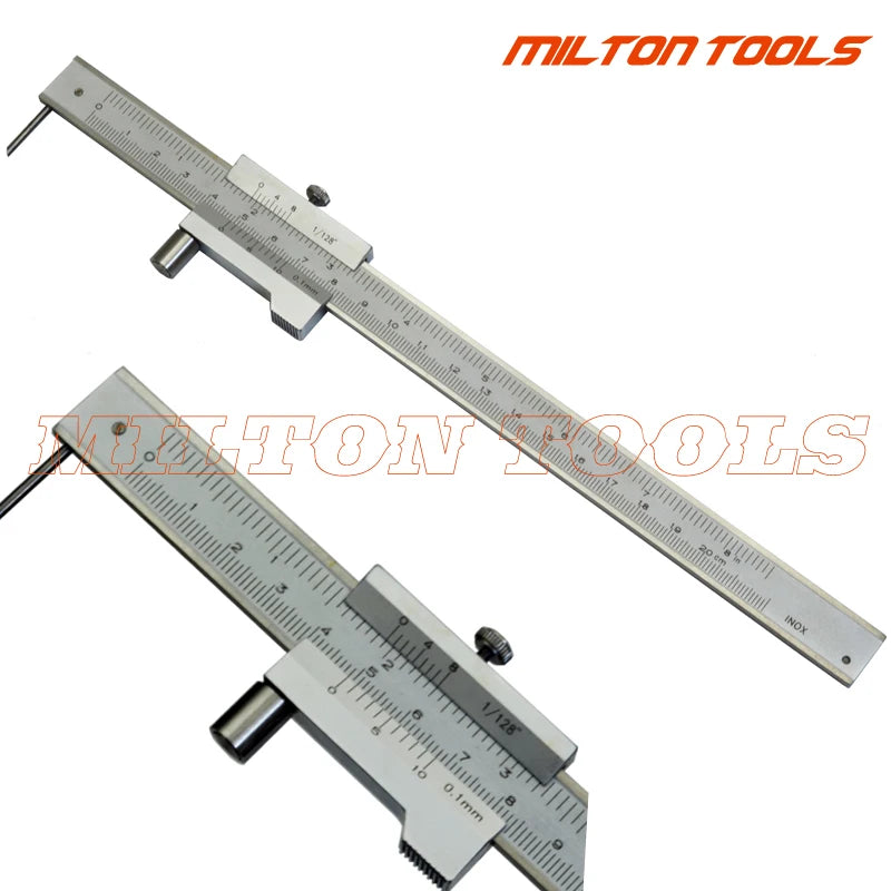 0-250mm 300mm 400mm 500mm Stainless Steel Parallel Marking Vernier Caliper Marking Gauge with Carbide Scriber Marking Gauge Tool