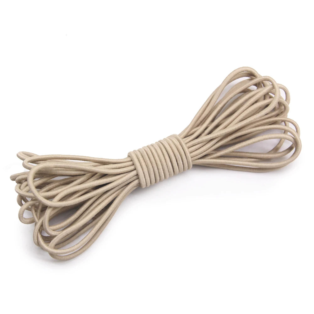 2.5mm Elastic Rope Elastic Band Shock Cord Bungee Rubber Band Stretch Thread for Garment Accessory Craft Handmade DIY