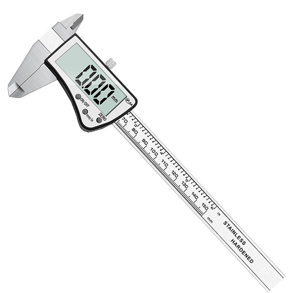 4/6-Inch 100/150mm Big Screen Digital Calipers Stainless Steel Electronic Vernier Caliper Metal Micrometer Measuring Tools