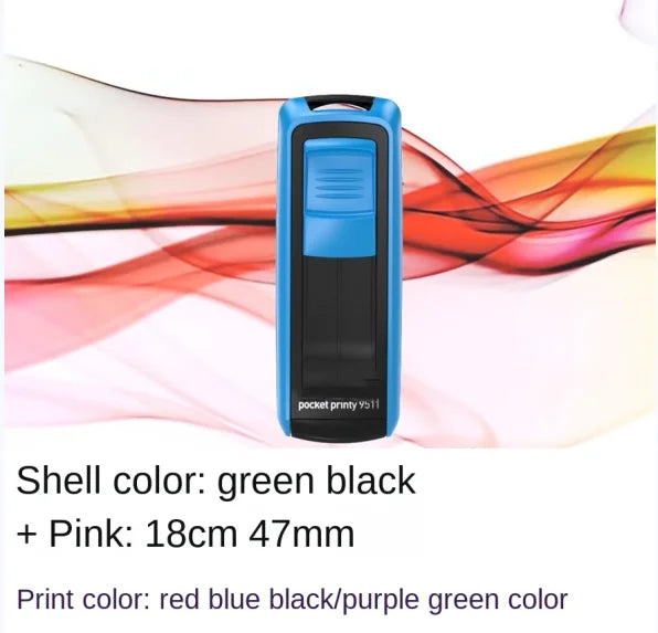 Rectangle Pocket Self Inking Engraving Rubber Stamp Hold DIY Material for Laser Engraving Stamping Machine