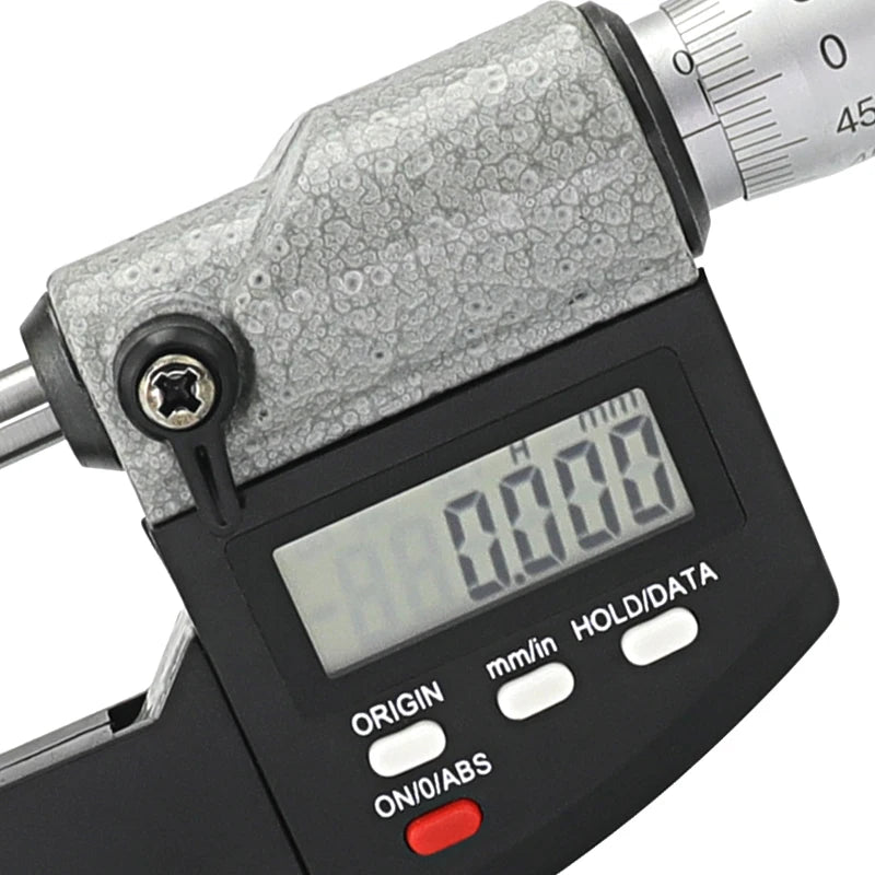 IP54 0.001mm Electronic Outside Micrometer 0-25mm Digital Micrometer Caliper Gauge Meter Micrometer Carbide Tip Measure Tools