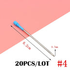 20Pcs/Set Pen Refill Different Metal Ballpoint Pen Refills Office School Stationery Gifts Pen Choose Blue black refills Pen Sale