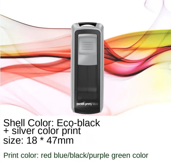 Rectangle Pocket Self Inking Engraving Rubber Stamp Hold DIY Material for Laser Engraving Stamping Machine
