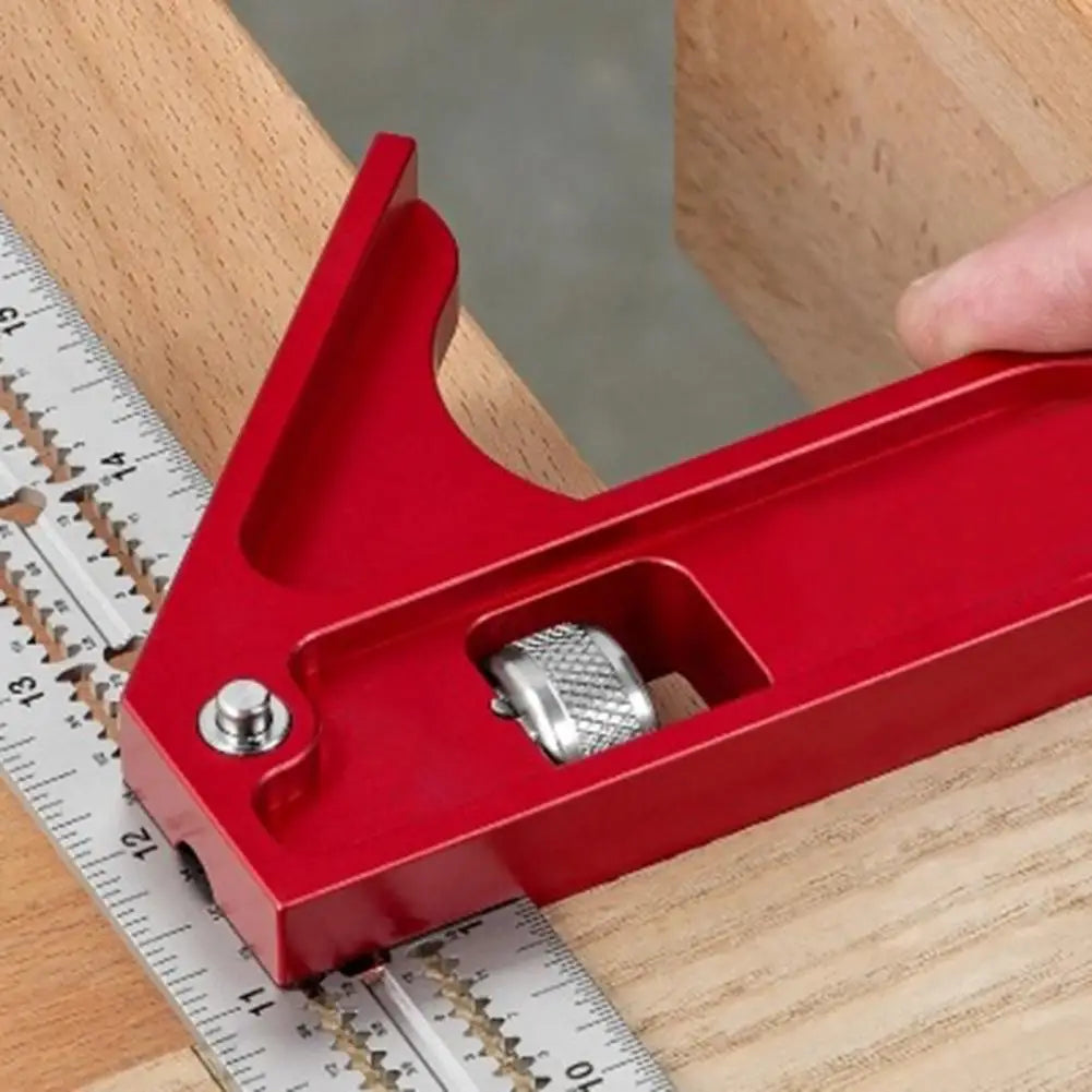 T-type Hole Ruler Professional Combination Square Angle Ruler Adjustable Protractor Right Angle Ruler Carpenter Measuring Tools