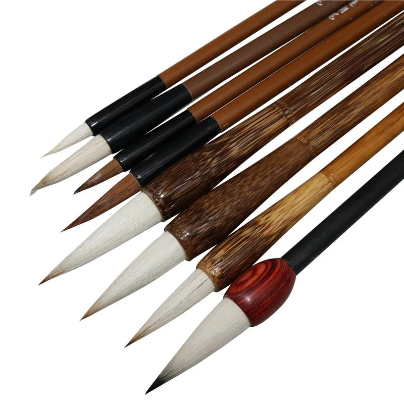 1 Pcs Wolf Hair Calligraphy Brush Chinese Writing Brush Paint Brush Artist Drawing Watercolor Painting Brushes School Supplies