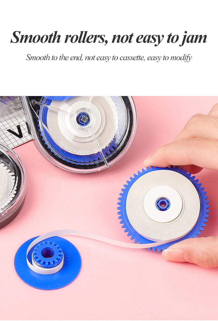 Correction Tape 12m/30m/60m Large-capacity Multi-specification Correct Belt Diary Scrapbooking Student School Office Supplies