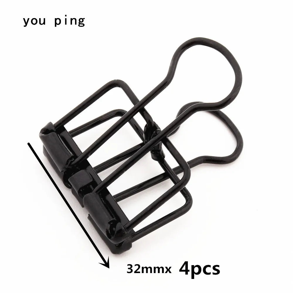High-Quality 93 Black Metal 48mm 32mm 19mm Binder Clip for Decorative Clips, Student School Office Supplies