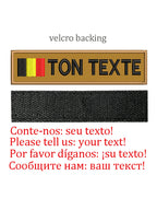 Embroidery Custom Patch  Hook And Loop Backing Iron On Sewing ID Tag Name Stripes For Clothing Dog Collar Harness Backpacks Hat