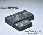 Chinese Inkstone Rectangle Calligraphy Ink stone student Ink Well with cover Inkwell Grinding Made of Natural stone Ink-well