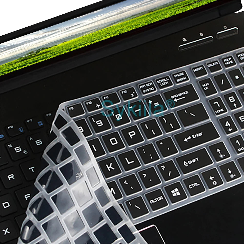 Keyboard Cover for MSI GF65 Thin GF63 GF75 Thin GF72 GF72VR GF62 GF62VR Silicone Protector Skin Case Gaming Laptop 15.6