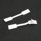 100 Pieces White Blank Price Tag Square Round Heads Paper Labels Sticker For Ring Necklace Bracelet Jewelry Display Retail Store