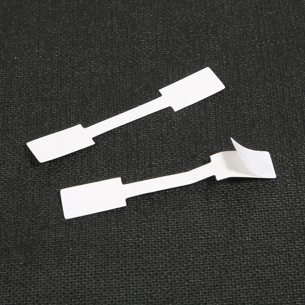 100 Pieces White Blank Price Tag Square Round Heads Paper Labels Sticker For Ring Necklace Bracelet Jewelry Display Retail Store