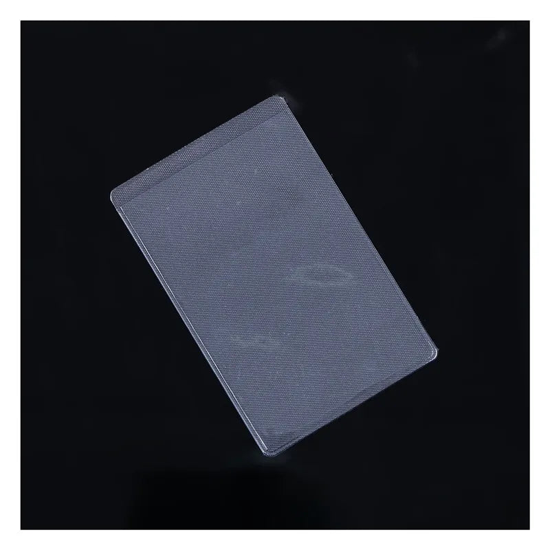 1/5/10PCS Women Men Credit Card case ID Business Card holder bag Protection Document Id Badge Transparent Card Cover Holder PVC
