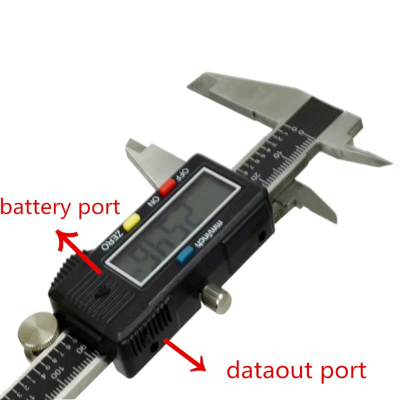 Stainless Steel 0-70/100/150/200/300mm Digital Caliper Messschieber Paquimetro Electronic Carbon Fiber Vernier Caliper Gauge