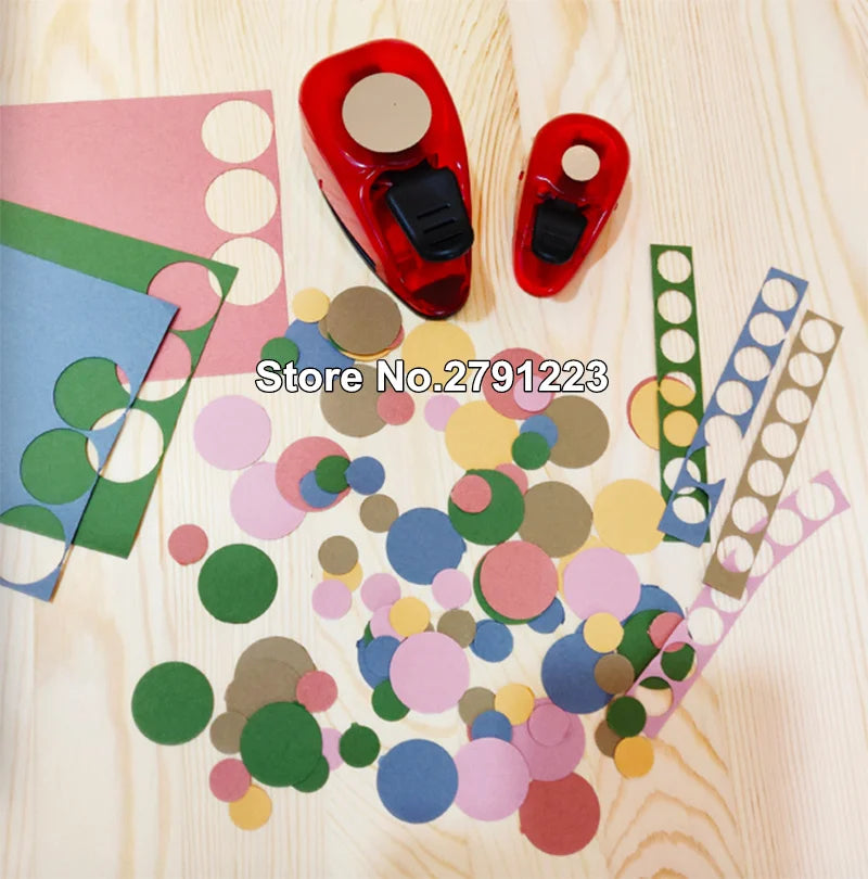 New Stamp shape Craft Punch Embossing Machine Round Hole Punch Toothed Puncher Embosser