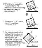 ETOPOO Digital Electronic Level Digital Angle Fnder 4*90 ° Magnetic Inclinometer Protractor Precision Level Box for Woodworking