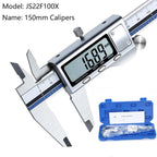 4/6-Inch 100/150mm Big Screen Digital Calipers Stainless Steel Electronic Vernier Caliper Metal Micrometer Measuring Tools