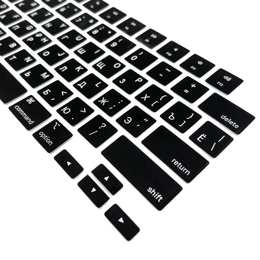 Multi-Language Keyboard Protector Compatible with for MacBook Air/Pro M5-M4 A2779,A3434,A3241 | Arabic, FR, RU, ES, IT Layouts