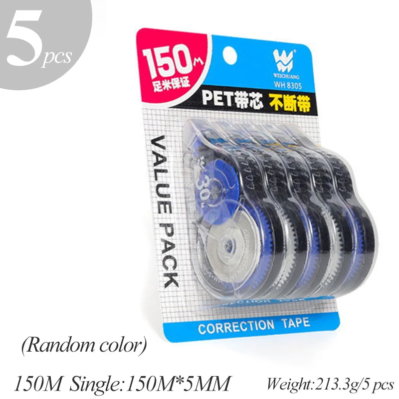 Correction Tape 12m/30m/60m Large-capacity Multi-specification Correct Belt Diary Scrapbooking Student School Office Supplies