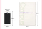 Japan KOKUYO Campus Loose-leaf Soft Cover B5 Thin Notebook with 50 Sheets 5mm Square or Dot Grid Loose-leaf Paper Refill