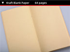 Replace Notebooks DIY Journal Inner Paper Books 4 Sizes 64 Pages Blank/ Graph/ Ruled/ Dot Diary School Office Student Stationery