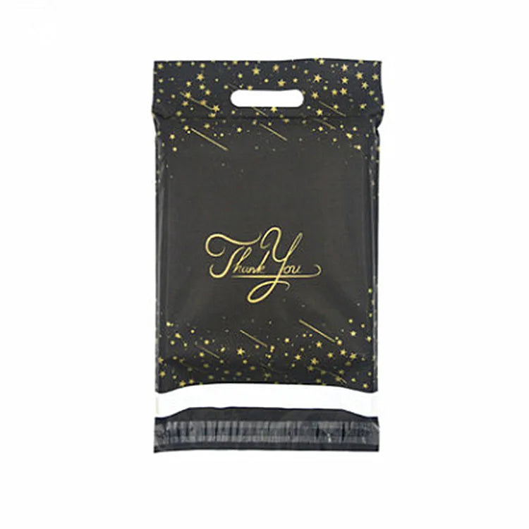 50PCS Thank You Pink Poly Mailer Adhesive Envelopes Bag DIY Logo T-shirt Underwear Dress Leggings Toys Shipping Portable Pouches