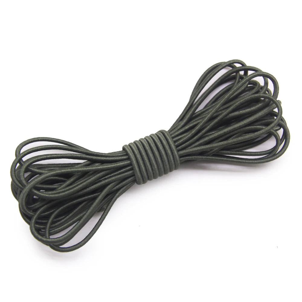 2.5mm Elastic Rope Elastic Band Shock Cord Bungee Rubber Band Stretch Thread for Garment Accessory Craft Handmade DIY