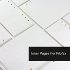 A5 A6 A7 Woodfree Printing Paper Planner Inner Pages For Filofax Creative Office Notebook Spiral Filler Papers Binder Inner Page