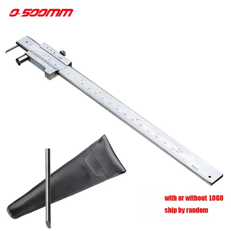 0-250mm 300mm 400mm 500mm Stainless Steel Parallel Marking Vernier Caliper Marking Gauge with Carbide Scriber Marking Gauge Tool
