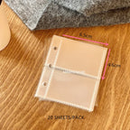 MINKYS New Arrival Kawaii Bling Star 1/2/3 inch Kpop Photocards Collect Book 3 Rings Binder Cards Organizer Book Stationery