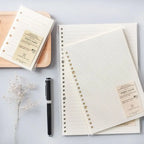 A5 B5 Line Grid 20Holes Loose-Leaf Notebook Refill Spiral Binder Paper Index Inside Page Dot Grid Blank Connell Stationery