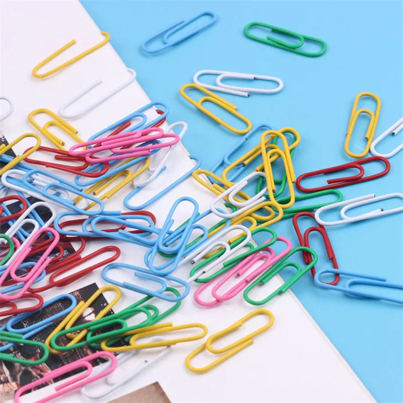 High Quality Golden Notebook Bookmark binder Paperclips Accessories Paper Clips Binding Office Stationary Supplies