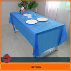 1pc 137*274cm Birthday Party Blue Pink Plastic Table Cover Girl Shower Party Supplies Disposable Table Cloth Wedding Decorations