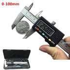 Stainless Steel 0-70/100/150/200/300mm Digital Caliper Messschieber Paquimetro Electronic Carbon Fiber Vernier Caliper Gauge