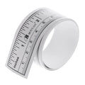 1Pc 90/151cm Self Adhesive Metric Measure Tape Vinyl Silver Ruler For Sewing Machine Sticker
