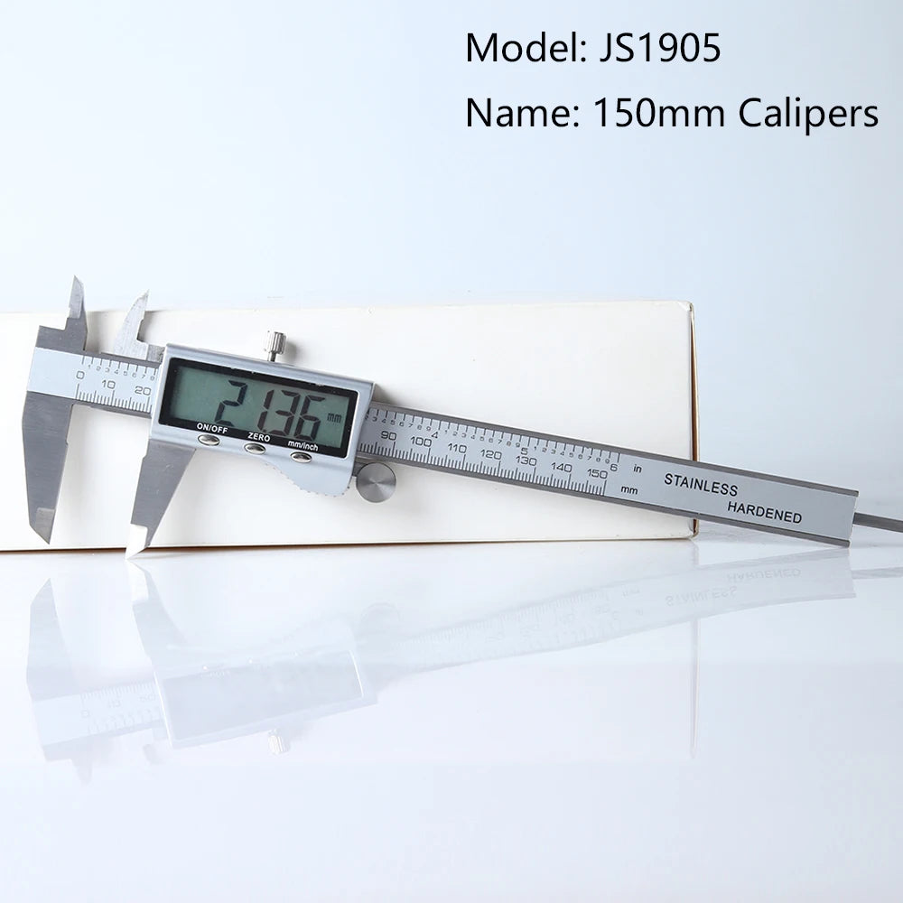 4/6-Inch 100/150mm Big Screen Digital Calipers Stainless Steel Electronic Vernier Caliper Metal Micrometer Measuring Tools