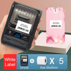 DETONGER DP23S Barcode QR Code Clothes Jewelry Price Tag Printer Android iOS Bluetooth Connection PC Printer