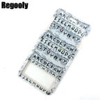 Letters Anime Lanyard Badge Holder ID Card Lanyards Mobile Phone Rope Key Lanyard Neck Straps Keychain Key Ring