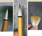 Calligraphy Brushes Chinese Mixed Woolen Hair Brush Pen Regular Script Calligraphy Painting Brush Pen Caligrafia Tinta China