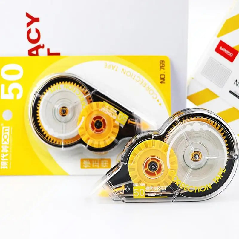 Large-capacity Correction Tape 50m Long Roller Text For A Correction Typos Writing Variety Paper Of To Data Use Suitable Ea C1I3