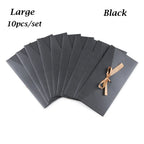 Beautiful Classic Retro Multicolor tie Pearl paper envelopes on Kraft for wedding invitation gift envelope  Greeting Card Bag
