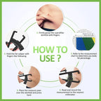 Body Fat Caliper Fat Measure Clipper Combo with Body Fat Percentage Measure Chart Measuring Body Fat for Men and Women