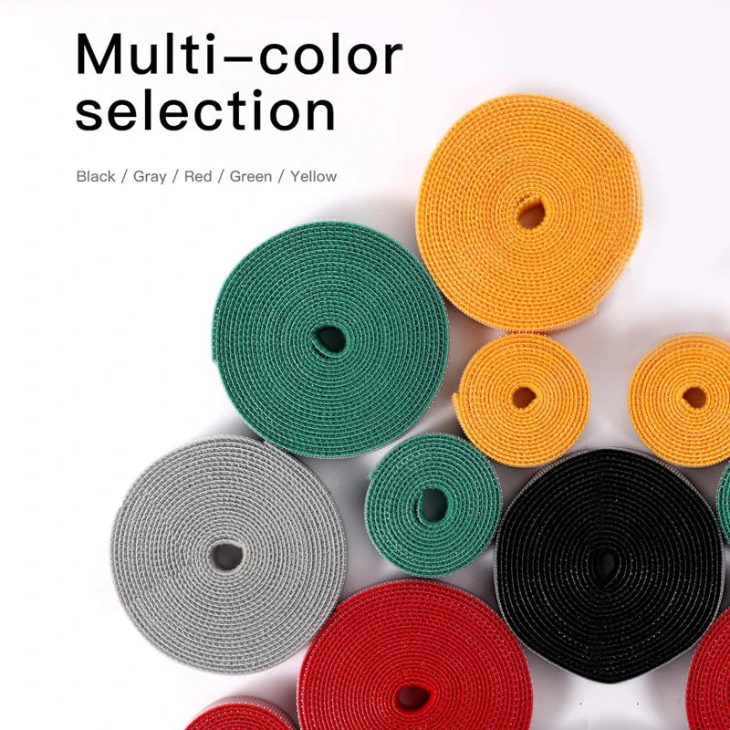 Baseus USB Cable Winder Cable Organizer Free Cut Wire Ties Mouse Earphone Management Holder Clip Phone Charger Cable Protector