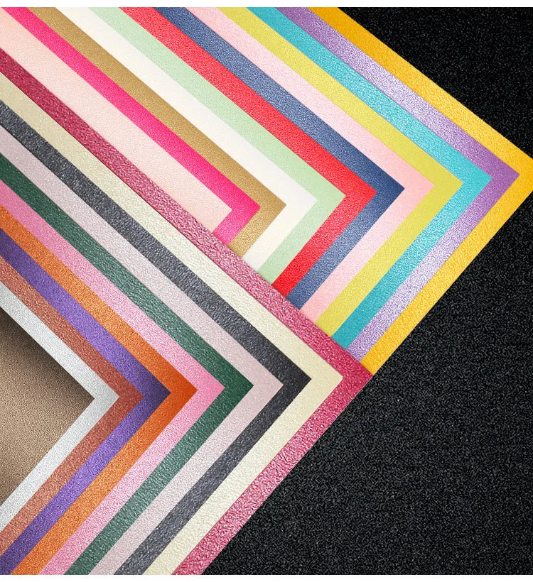 A4 Pearl Paper DIY Card Making Paper Iridescent paper Wrapping Paper Craft Paper Pure Color Pearl Paper Kraft Card pape