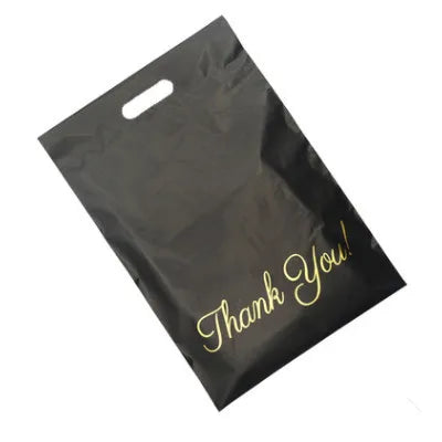 50PCS Thank You Pink Poly Mailer Adhesive Envelopes Bag DIY Logo T-shirt Underwear Dress Leggings Toys Shipping Portable Pouches