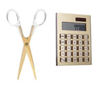 Acrylic Sewing Scissors Acrylic  Solar Energy Calculator Office Accessories